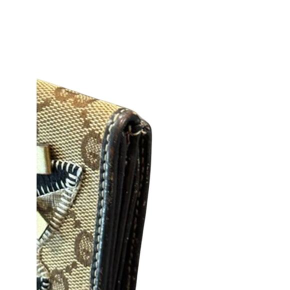 Gucci Monogram Guccioli Brando Chihuahua Continental Wallet Dark Brown*LTD Edit. - Picture 7 of 16